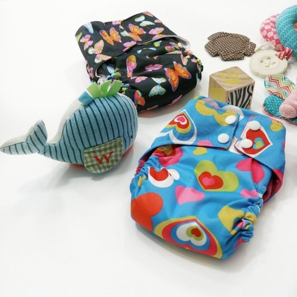 Bundle Of 3 Diaper Covers And 3 Inserts - Picture 6 of 15